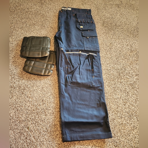 Kontra FR Navy 'Nuts and Bolts' pants with knee pads 44 x 32 KON1239 - Picture 5 of 17